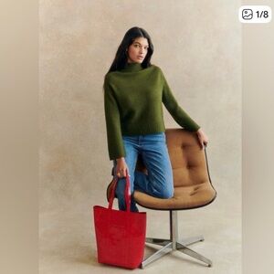 ISO sezane lauren jumper in perfect green